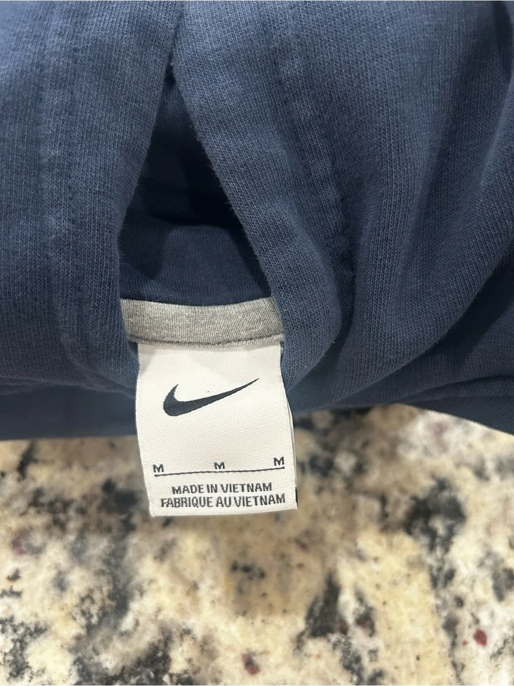 Kids Navy Nike Soccer Hoodie